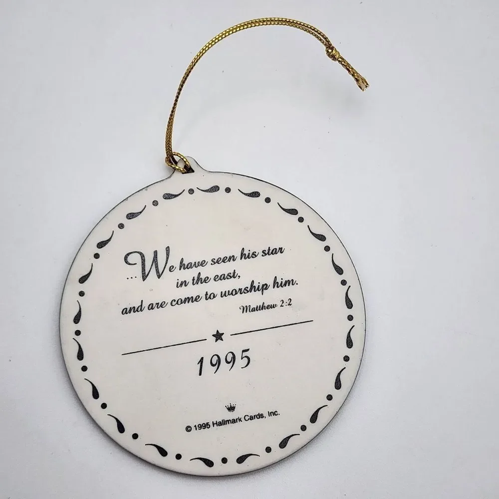 1995 Hallmark Keepsake Ornament Following The Star Holiday Enchantment Collectio